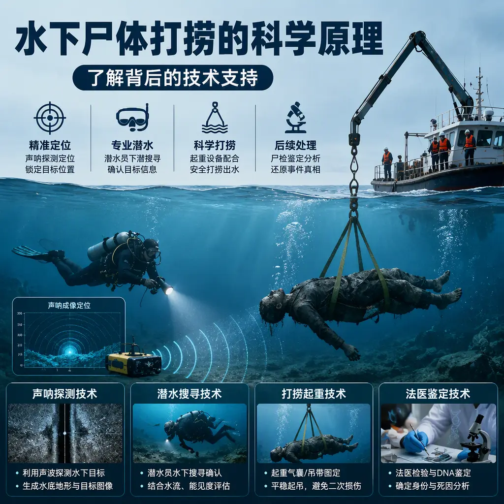 钦州水下尸体打捞的科学原理，了解背后的技术支持
